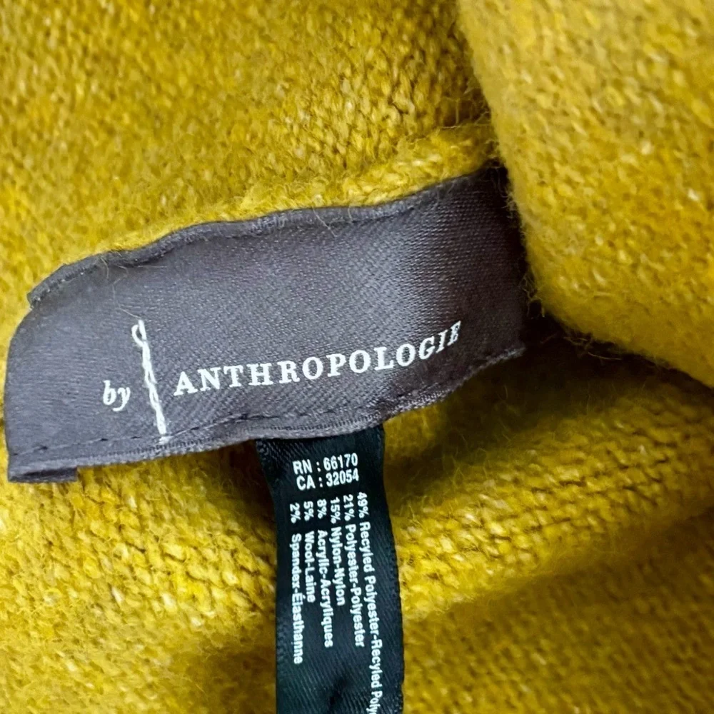 Anthropologie Chartreuse Beanie with Sunglasses Design
